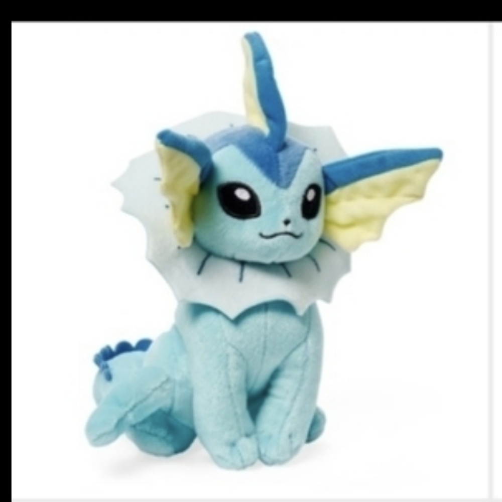 Pokemon Vaporeon plushes sitting
